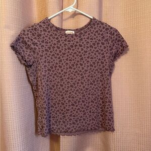 Cat & Jack Purple Short Sleeve Top
